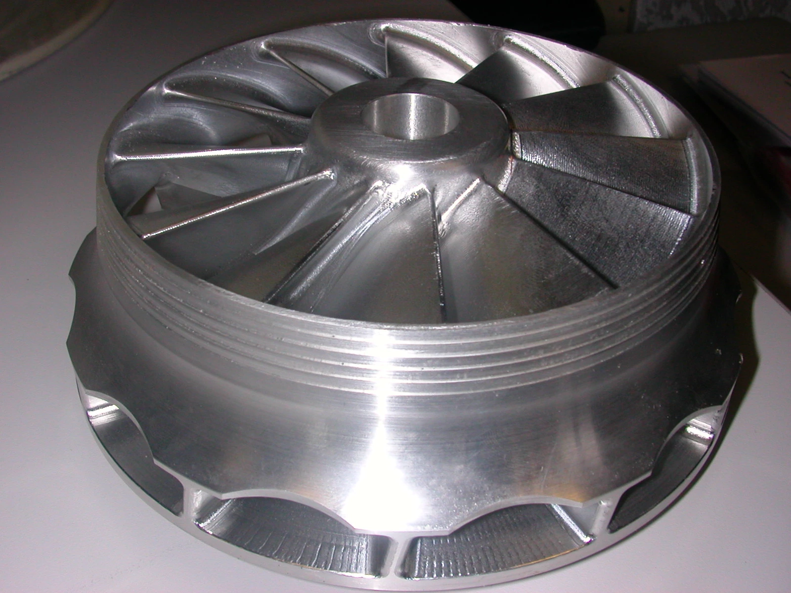 Roue à aubes usinée - ZeliTec