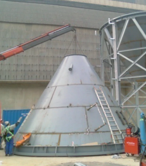 Cône de trémie UPN 200 cintrage  -  ZeliTec