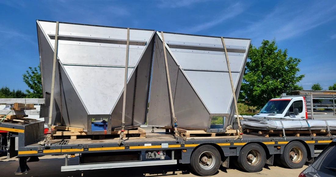 Trémies modulaires sur remorque pour le transport - ZeliTec